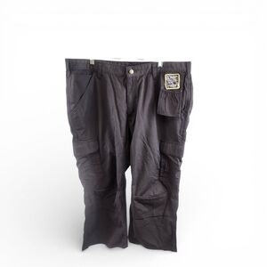NWT Carhartt Chocolate Brown Ripstop Cropped Cargo Work Pants
